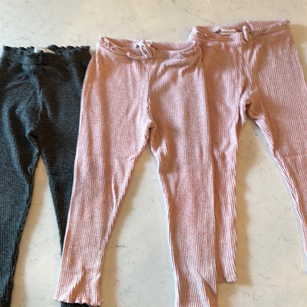 Girls knit Zara leggings (5-4 years)